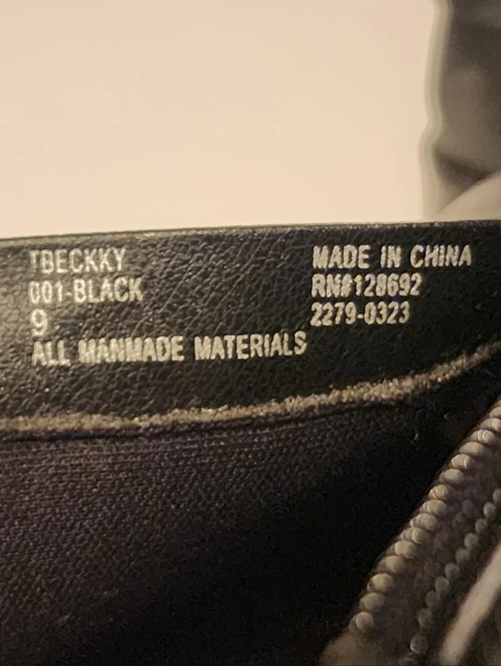 STEVE Madden Beckky Black Faux Leather Harness Moto Biker Boots Size 9
